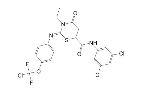 2H-1,3-thiazine-6-carboxamide, 2-[[4-(chlorodifluoromethoxy)phenyl]imino]-N-(3,5-dichlorophenyl)-3-ethyltetrahydro-4-