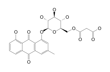 CHRYSOPHANOL-1-O-BETA-D-(6'-O-MALONYL)-GLUCOPYRANOSIDE