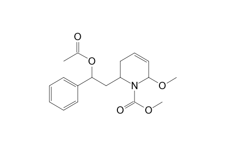 Methyl 2-(2-acetoxy-2-phenylethyl)-6-methoxy-1,2,3,6-tetrahydropyridine-1-carboxylate