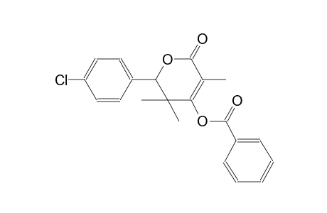 Benzoic acid 2-(4-chloro-phenyl)-3,3,5-trimethyl-6-oxo-3,6-dihydro-2H-pyran-4-yl ester