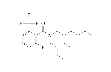 Benzamide, 2-fluoro-6-trifluoromethyl-N-butyl-N-(2-ethylhexyl)-