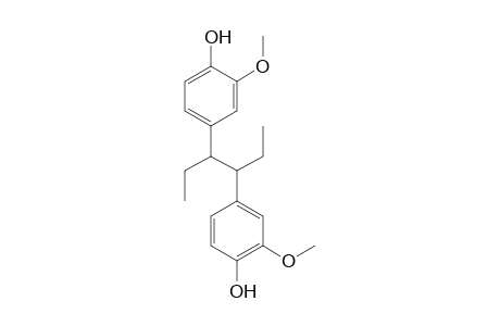 4-[1-ethyl-2-(4-hydroxy-3-methoxy-phenyl)butyl]-2-methoxy-phenol
