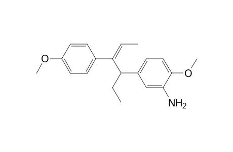 (E)-2-methoxy-5-(4-(4-methoxyphenyl)hex-4-en-3-yl)aniline