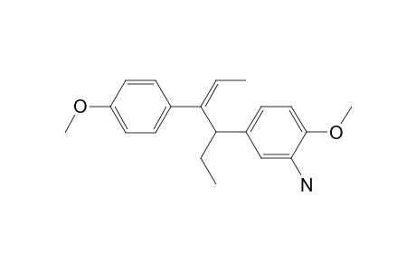 (E)-2-methoxy-5-(4-(4-methoxyphenyl)hex-4-en-3-yl)aniline