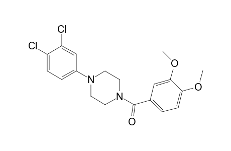 [4-(3,4-dichlorophenyl)-1-piperazinyl]-(3,4-dimethoxyphenyl)methanone