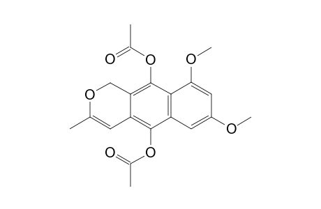 3,4-DIHYDRO-5,10-DIACETYL-7,9-DIMETHOXY-3-METHYLNAPHTHO-[2.3-C]-PYRAN