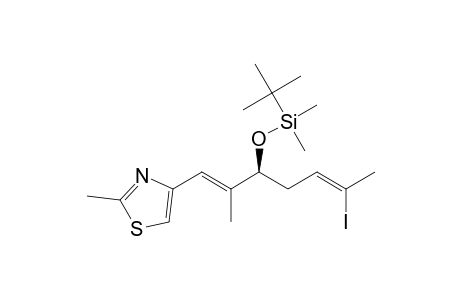 (1E,3S,5Z)-3-[(t-Butyldimethylsilyl)oxy]-6-iodo-2-methyl-1-(2-methyl-1,3-thiazol-4-yl)-1,5-heptadiene