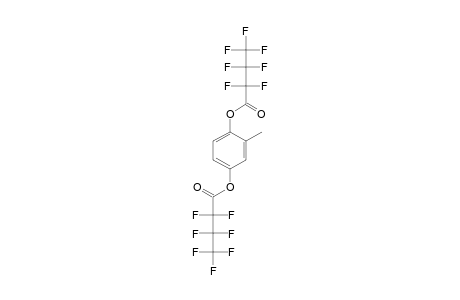 Methylhydroquinone, o,o'-bis(heptafluorobutyryl)-