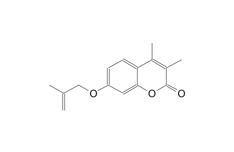 3,4-dimethyl-7-[(2-methyl-2-propenyl)oxy]-2H-chromen-2-one