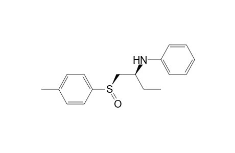 Benzenamine, N-[1-[[(4-methylphenyl)sulfinyl]methyl]propyl]-, [R-(R*,S*)]-