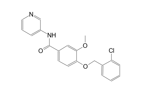 4-(2-Chloro-benzyloxy)-3-methoxy-N-pyridin-3-yl-benzamide