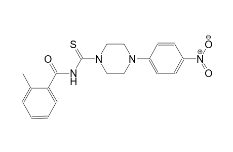 benzamide, 2-methyl-N-[[4-(4-nitrophenyl)-1-piperazinyl]carbonothioyl]-