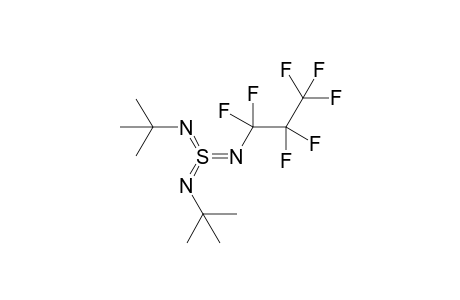 Bis(tert-butylimino)(heptafluoropropylimino)sulfur(VI)