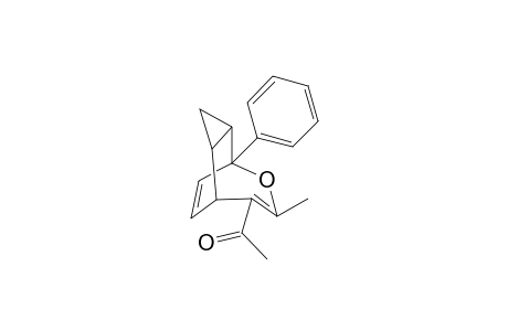 1-[(1RS,2SR,4SR,5SR)-7-Methyl-4-phenyl-6-oxatricyclo[3.3.2.0(2,4)]deca-7,9-dien-8-yl]ethanone