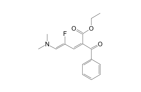 Ethyl (2Z,4Z)-2-benzoyl-5-(dimethylamino)-4-fluoro-2,4-pentadienoate