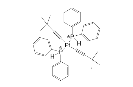 trans-[Platiniumdi(1-tert-butylethynyl)di(diphenylphospha)]