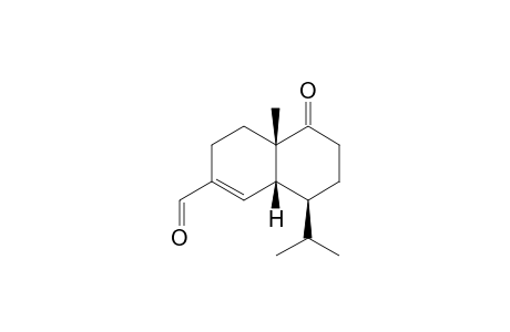 rel-(4aS,8S,8aR)-3,4,4a,5,6,7,8,8a-Octahydro-4a-methyl-5-oxo-8-(1-methylethyl)naphthalene-2-carboxaldehyde