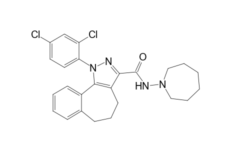 1-(2,4-Dichlorophenyl)-N-(hexahydro-1H-azepin-1-yl)-1,4,5,6-tetrahydrobenzo[6,7]cyclohepta[1,2-c]pyrazole-3-carboxamide