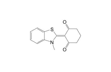 3-Methyl-2-(2,6-dioxocyclohexylidene)benzothiazole