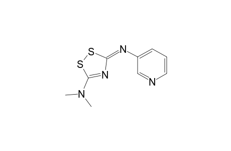 3-Pyridinamine, N-[5-(dimethylamino)-3H-1,2,4-dithiazol-3-ylidene]-