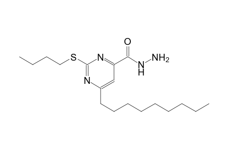 2-(butylsulfanyl)-6-nonyl-4-pyrimidinecarbohydrazide