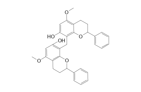 8,8'-Methylenebis[3,4-dihydro]-5-methoxy-2-phenyl-2H-1-benzopyran-7-ol
