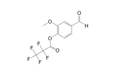 Vanillin, pentafluoropropionate