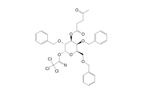 2,4,6-TRI-O-BENZYL-3-O-LEVULINOYL-ALPHA-D-GALACTOPYRANOSYL-TRICHLORACETIMIDATE