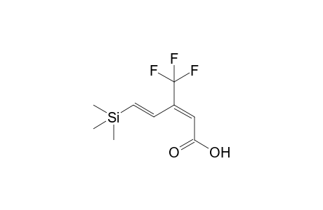 (2E,4E)-3-(Trifluoromethyl)-5-(trimethylsilyl)penta-2,4-dienoic Acid