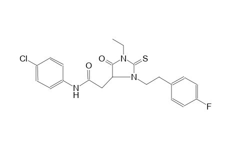 4-imidazolidineacetamide, N-(4-chlorophenyl)-1-ethyl-3-[2-(4-fluorophenyl)ethyl]-5-oxo-2-thioxo-
