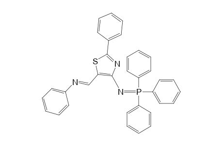 5-[(N-phenylimino)methyl]-2-phenyl-4-[(triphenylphosphoranylidene)amino]thiazole