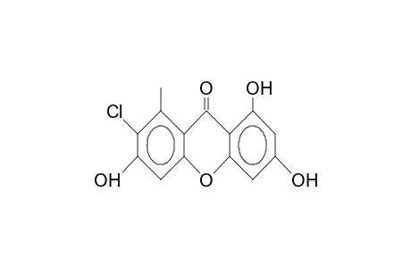 7-Chloro-8-methyl-1,3,6-trihydroxy-xanthone