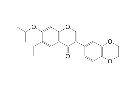 3-(2,3-dihydro-1,4-benzodioxin-6-yl)-6-ethyl-7-isopropoxy-4H-chromen-4-one