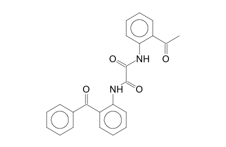 Oxamide, N-(2'-acetylphenyl)-N'-(2'-benzoylphenyl)-