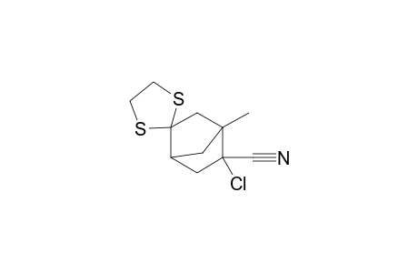 2-Chloro-2-cyano-1-methylbicyclo[2.2.1]heptan-5-one 5-dithioacetal