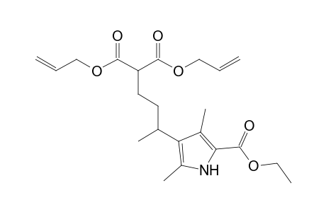 Allyl-2-((allyloxy)carbonyl)-5-(2,4-dimethyl-5-(ethoxycarbonyl)-1H-pyrrol-3-yl)hexanoate