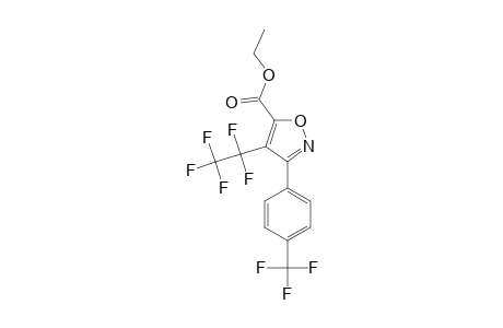 ETHYL-4-(PENTAFLUOROETHYL)-3-[4-(TRIFLUOROMETHYL)-PHENYL]-5-ISOXAZOLE-CARBOXYLATE