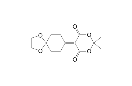 1,3-Dioxane-4,6-dione, 5-(1,4-dioxaspiro[4.5]dec-8-ylidene)-2,2-dimethyl-