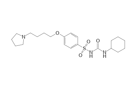 1-Cyclohexyl-3-[4-(4-pyrrolidin-1-ylbutoxy)benzene]sulfonylurea