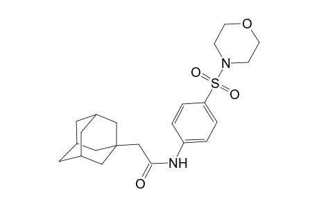 Tricyclo[3.3.1.1(3,7)]decane-1-acetamide, N-[4-(4-morpholinylsulfonyl)phenyl]-