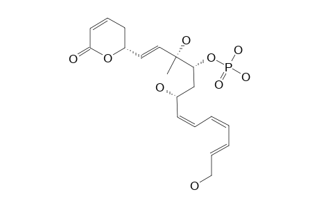 #7;(1R,3R,4Z,6Z,8E)-[3,10-DIHYDROXY-1-[(1R,2E)-1-HYDROXY-1-METHYL-3-((2R)-6-OXO-TETRAHYDROPYRAN-2-YL)-ALLYL]-DECA-4,6,8-TRIEN-1-YL]-DIHYDROGEN-PHOSPHATE