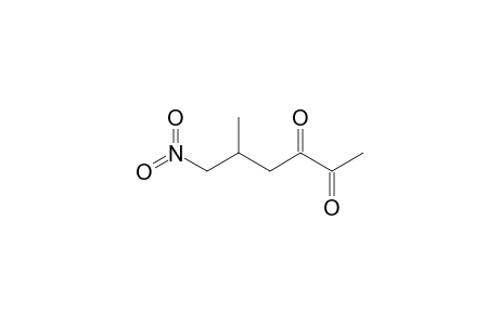 5-Methyl-6-nitro-hexane-2,3-dione