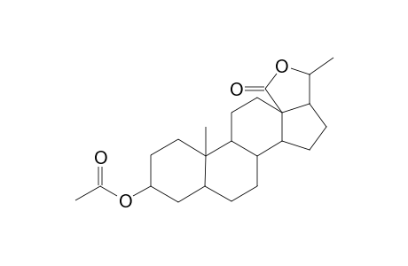 PREGNAN-18-OIC ACID, 3-(ACETYLOXY)-20-HYDROXY-, gamma-LACTONE, (3beta,5alpha,20R)-