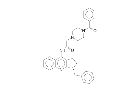 2-(4-benzoyl-1-piperazinyl)-N-[1-(phenylmethyl)-2,3-dihydropyrrolo[2,3-b]quinolin-4-yl]acetamide