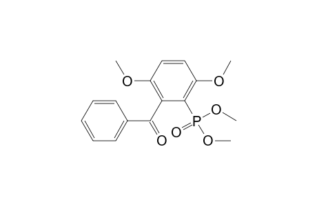 Phosphonic acid, (2-benzoyl-3,6-dimethoxyphenyl)-, dimethyl ester