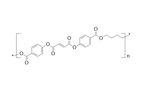 Poly(oxybenzoyloxyfumaroyloxybenzoyloxybutylene)