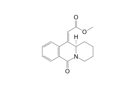 (R,Z)-11-Methoxycarbonylmethylidene-2,3,4,6,11,11a-hexahydro-1H-pyrido[1,2-b]isoquinolin-6-one