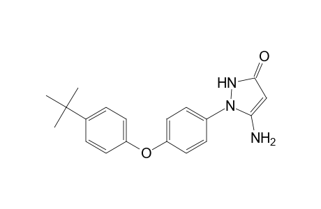 3H-pyrazol-3-one, 5-amino-1-[4-[4-(1,1-dimethylethyl)phenoxy]phenyl]-1,2-dihydro-