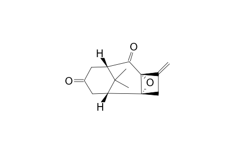 11,11-Dimethyl-4-methylene12.alpha.-oxatetracyclo[5.3.1.(1,7).1(2,5).0(2,5)]dodec-6,9-dione