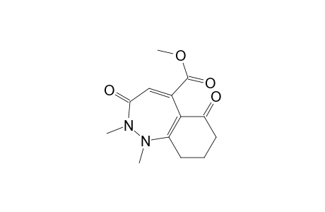 1H-1,2-Benzodiazepine-5-carboxylic acid, 2,3,6,7,8,9-hexahydro-1,2-dimethyl-3,6-dioxo-, methyl ester